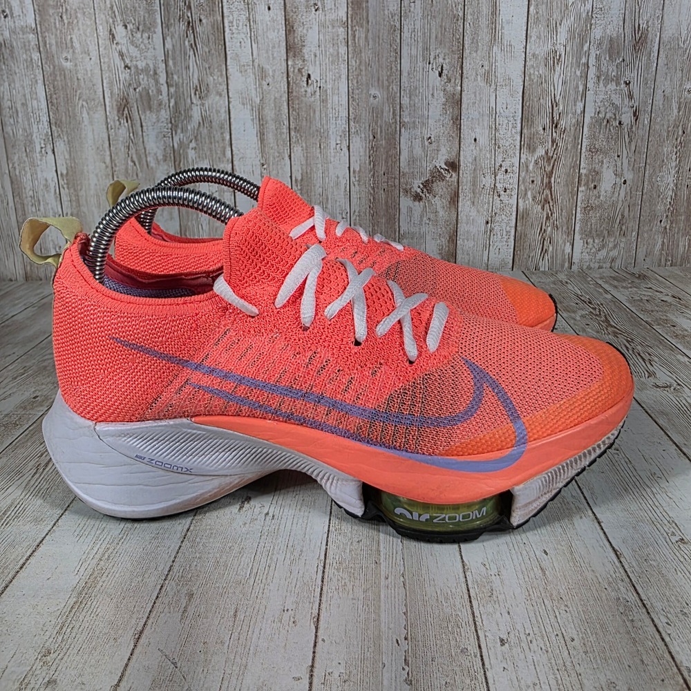 Nike Air Zoom Tempo NEXT% Flyknit Running Shoes‎ Womens Orange CI9924-800